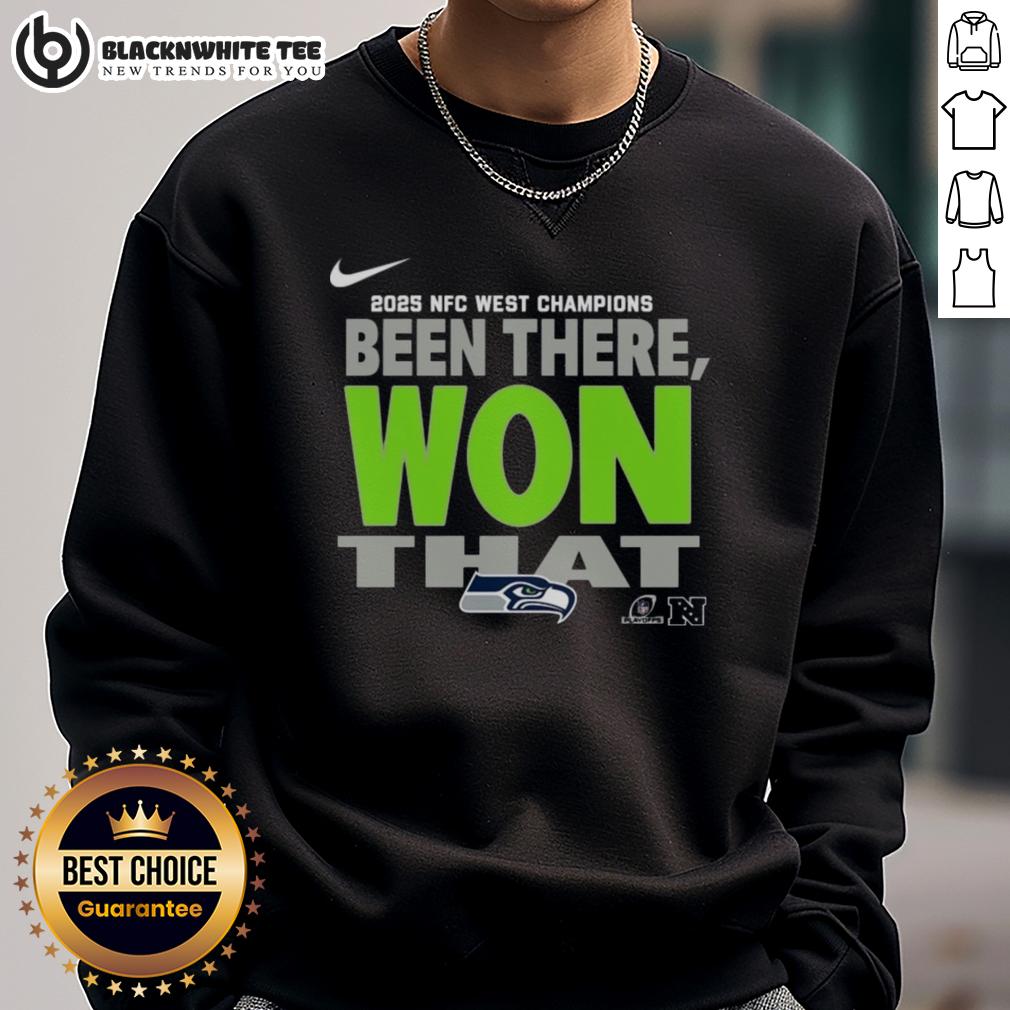Original Seattle Seahawks 2025 NFC West Champions T-Shirt - Image 5