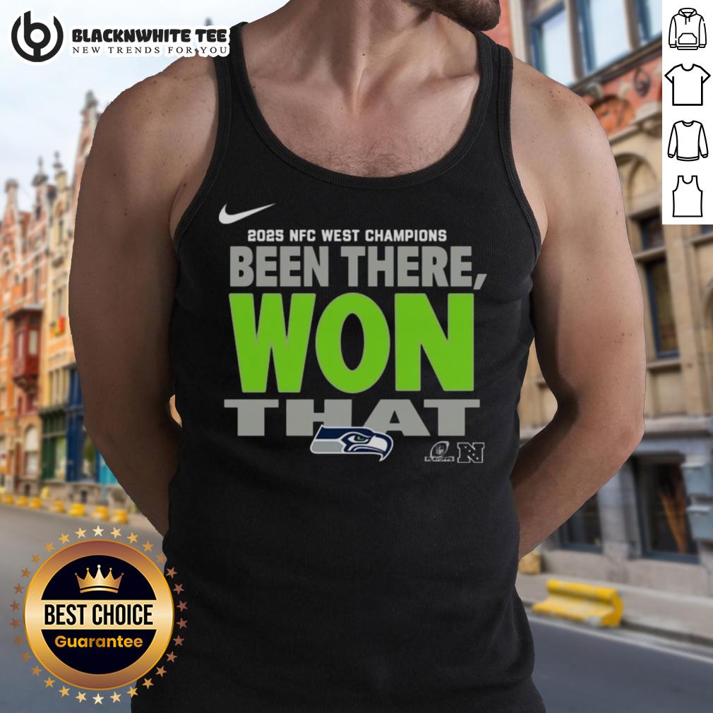 Original Seattle Seahawks 2025 NFC West Champions T-Shirt - Image 4
