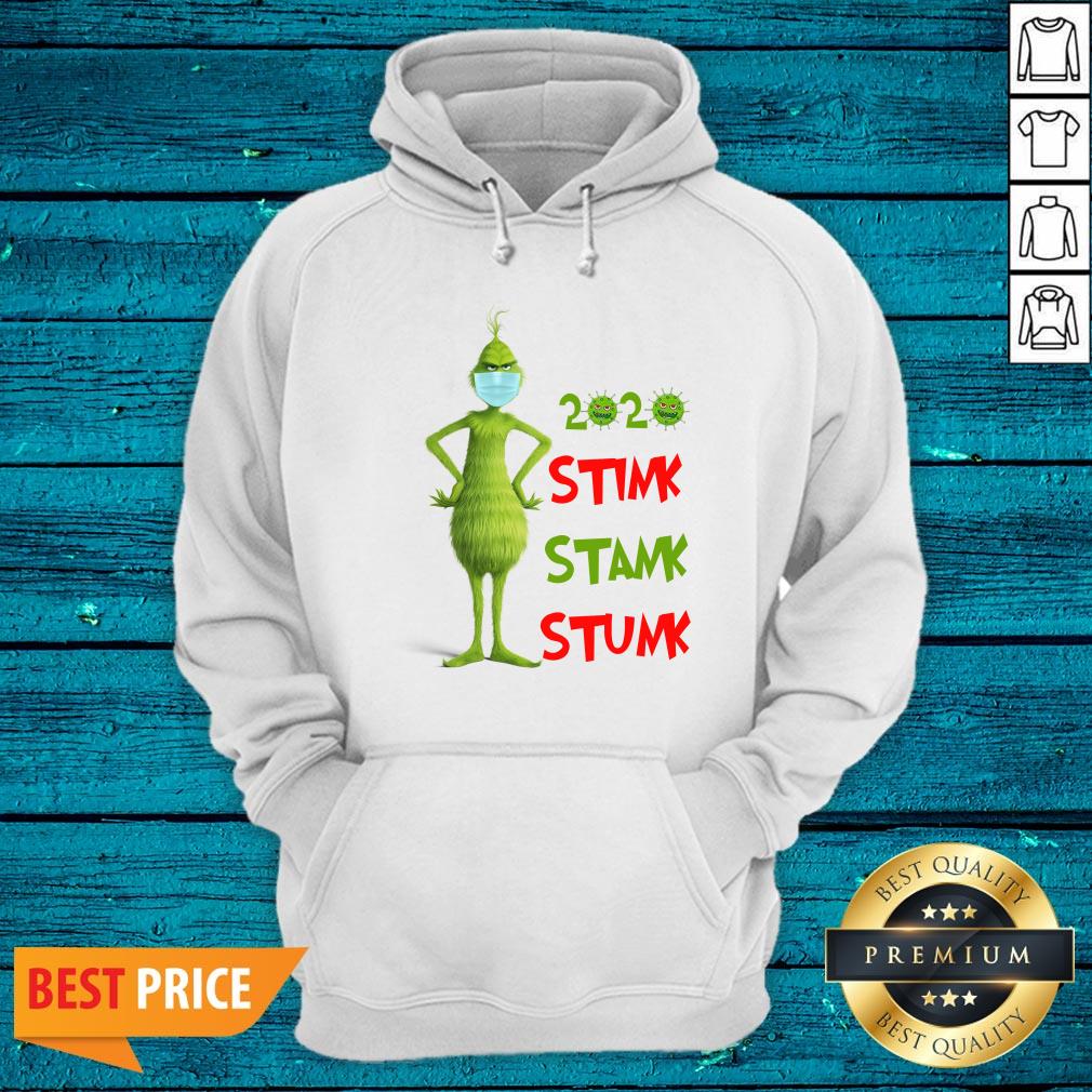Cool The Grinch Face Mask Coronavirus 2020 Stink Stank Stunk Christmas Shirt - Image 3