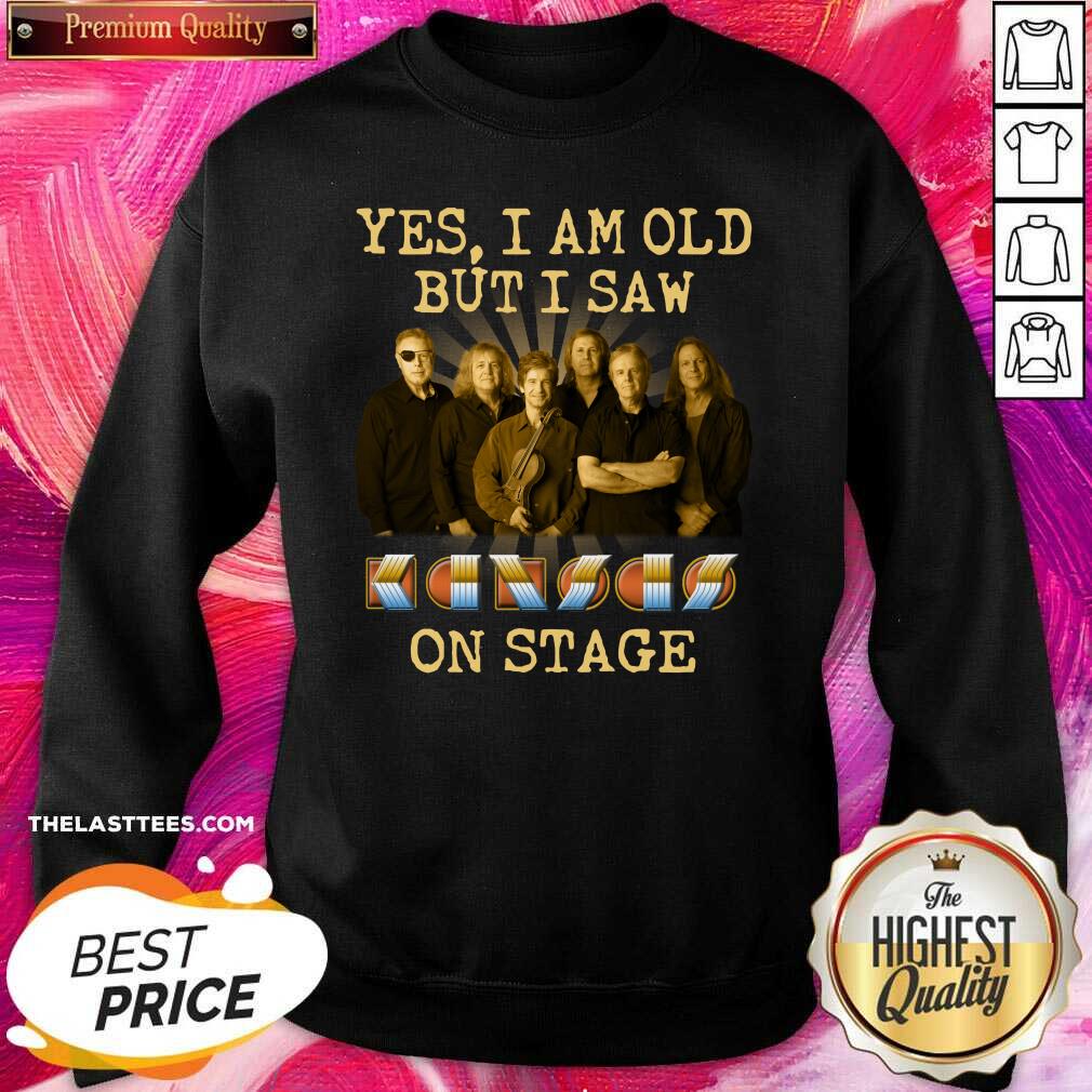 Love Yes I Am Old But I Saw Kansas Band On Stage Shirt - Image 3