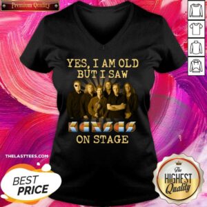 Alternative view of Love Yes I Am Old But I Saw Kansas Band On Stage Shirt