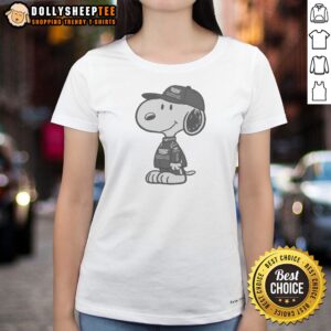 Alternative view of Awesome Snoopy Gadillac Formula 1 Team Shirt