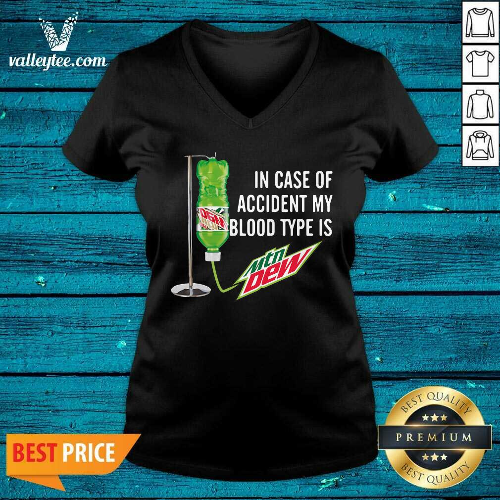Nice In Case Of Accident My Blood Type Is Mountain Shirt - Image 3