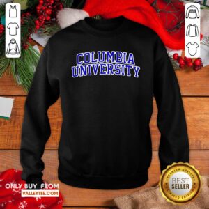 Alternative view of Official Columbia University Blue Text Shirt