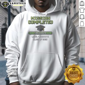 Alternative view of Hot Graduate Class Of 2026 Mission Completed Graduation Cap 100′ Complete Level T-Shirt