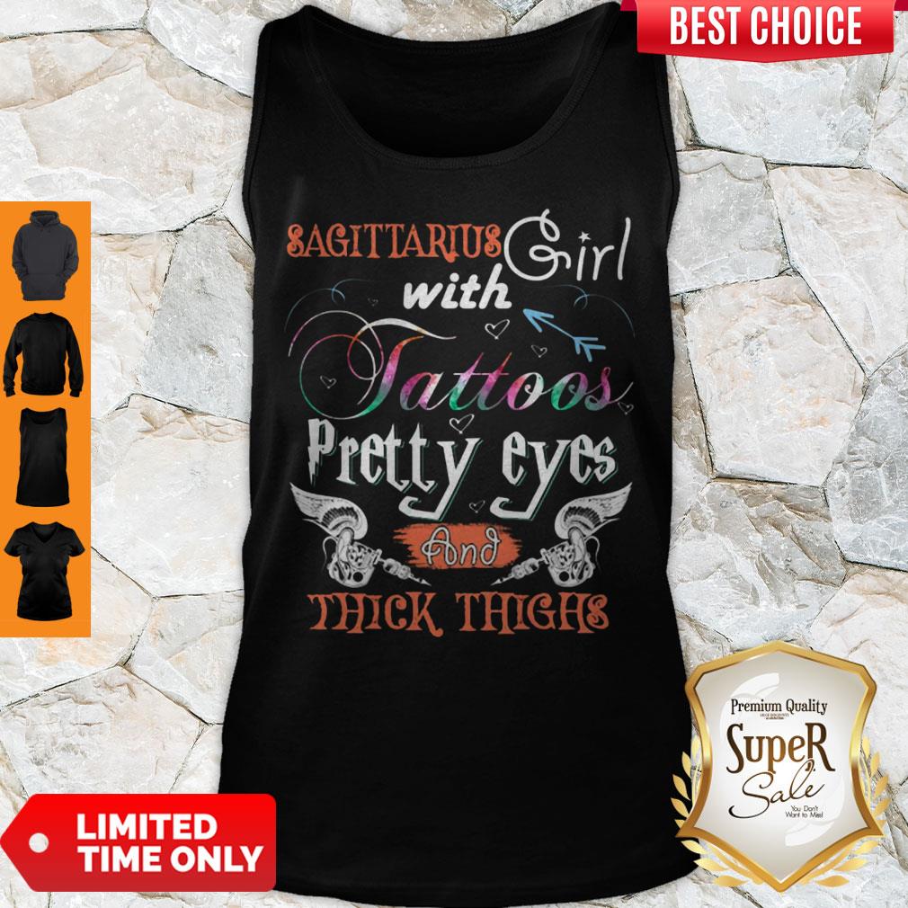 Awesome Sagittarius Girl Tattoos April February Birthday Women Gifts Shirt - Image 4