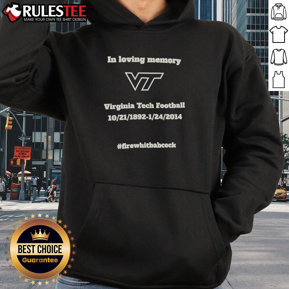 Awesome In Loving Memory Virginia Tech Football T-Shirt - Image 2