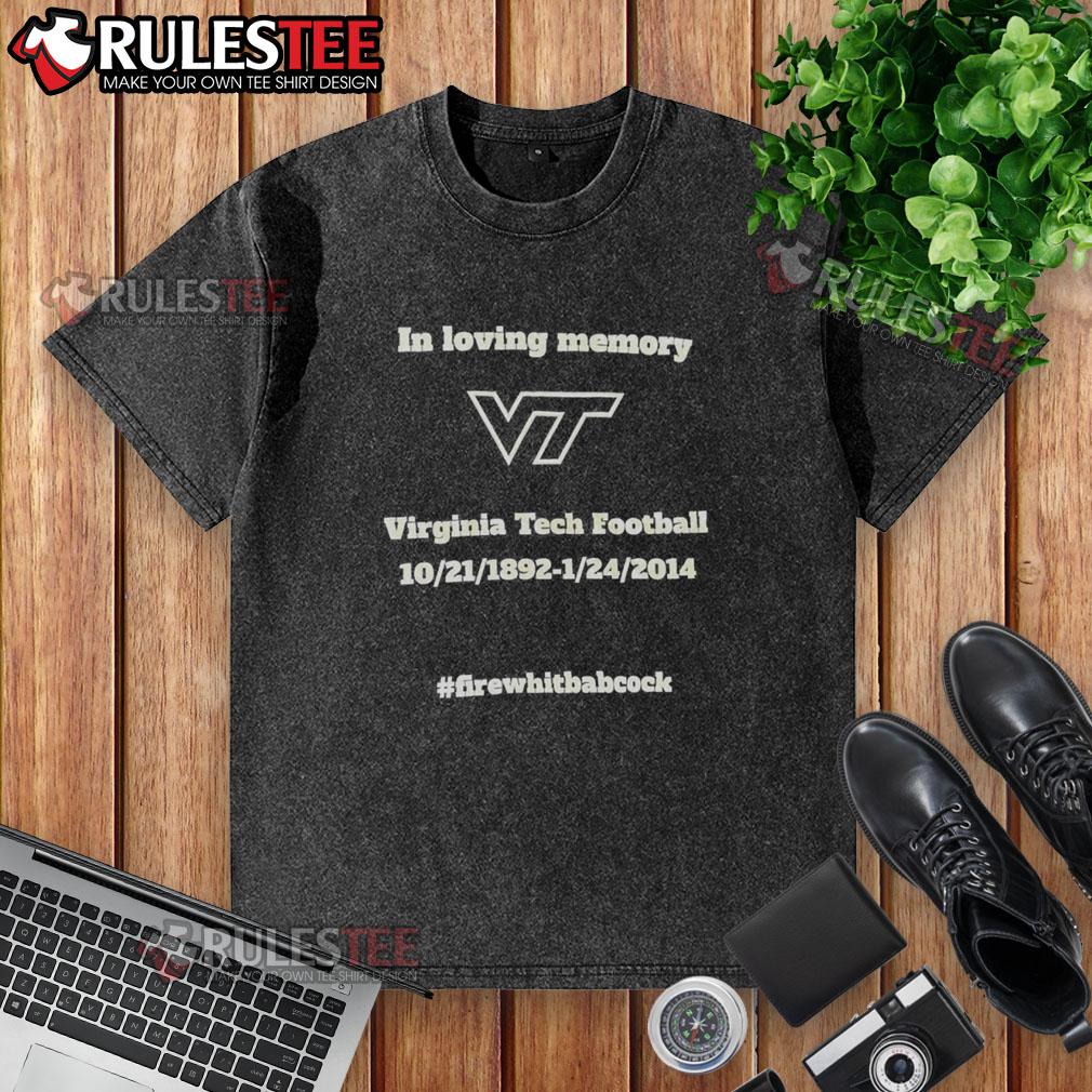 Awesome In Loving Memory Virginia Tech Football T-Shirt - Image 6
