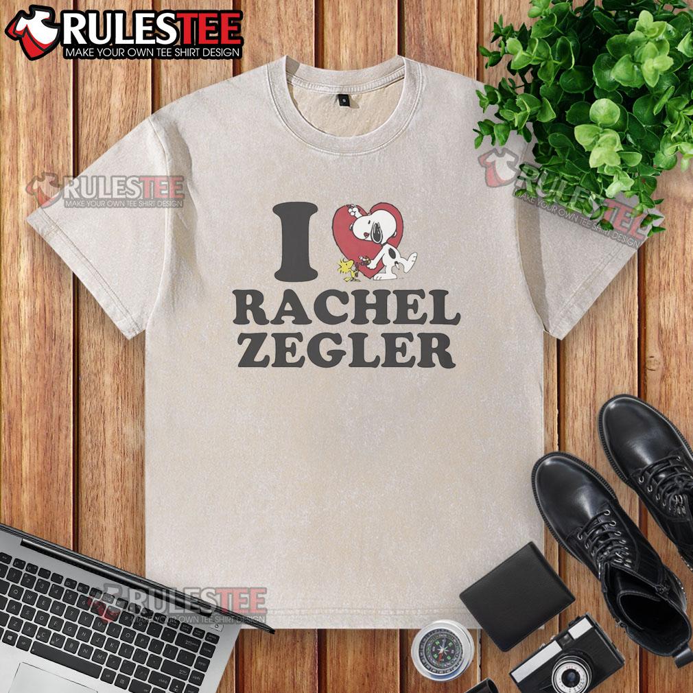 Nice Snoopy I Love Rachel Zegler T-Shirt - Image 6