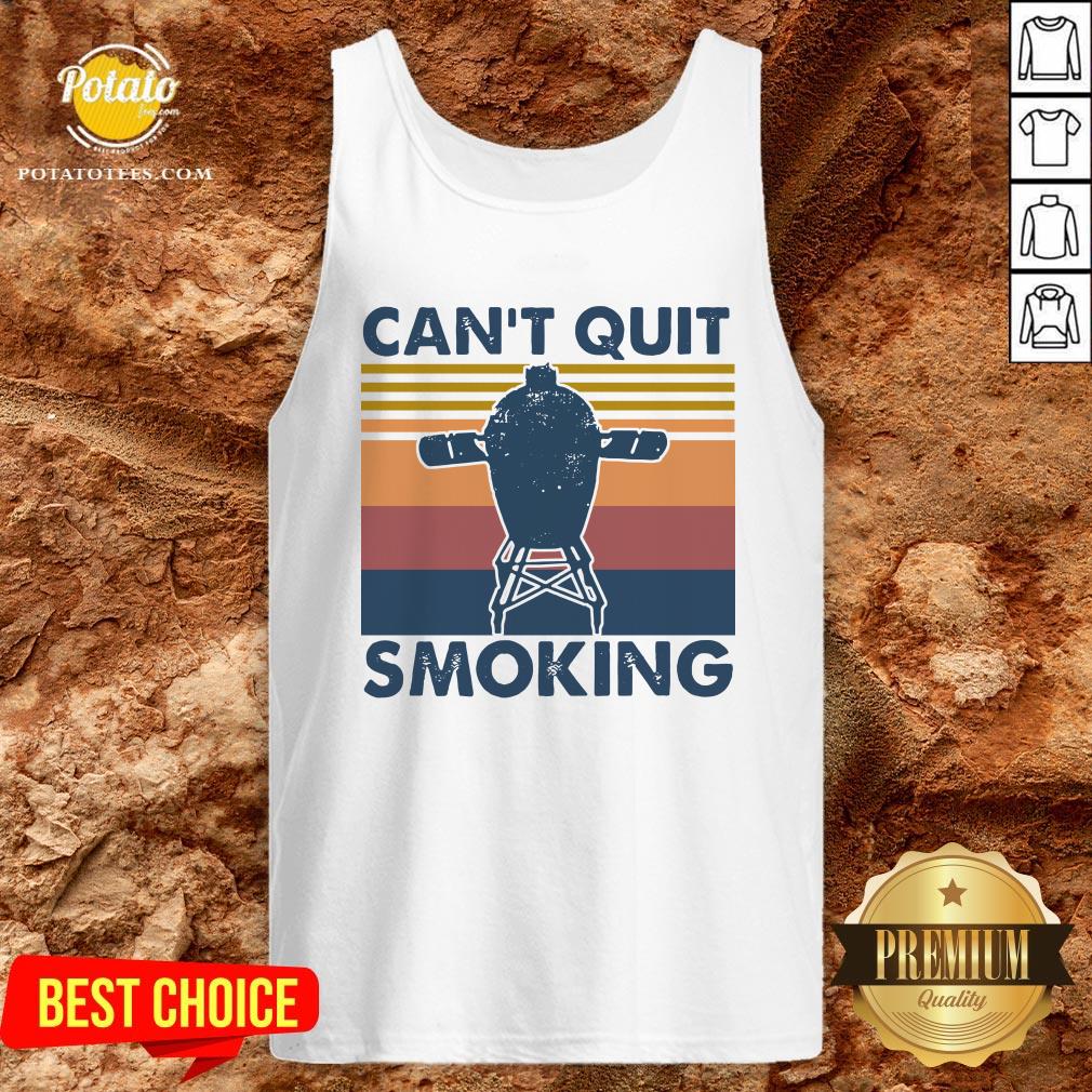 Hot Can’t Quit Smoking Vintage Shirt - Image 3