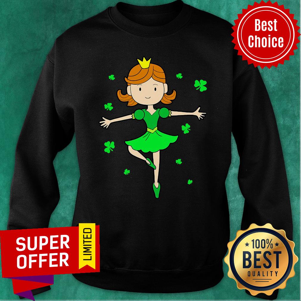 Top Dancing Princess Shirt St. Patricks Ballerina Shirt - Image 4