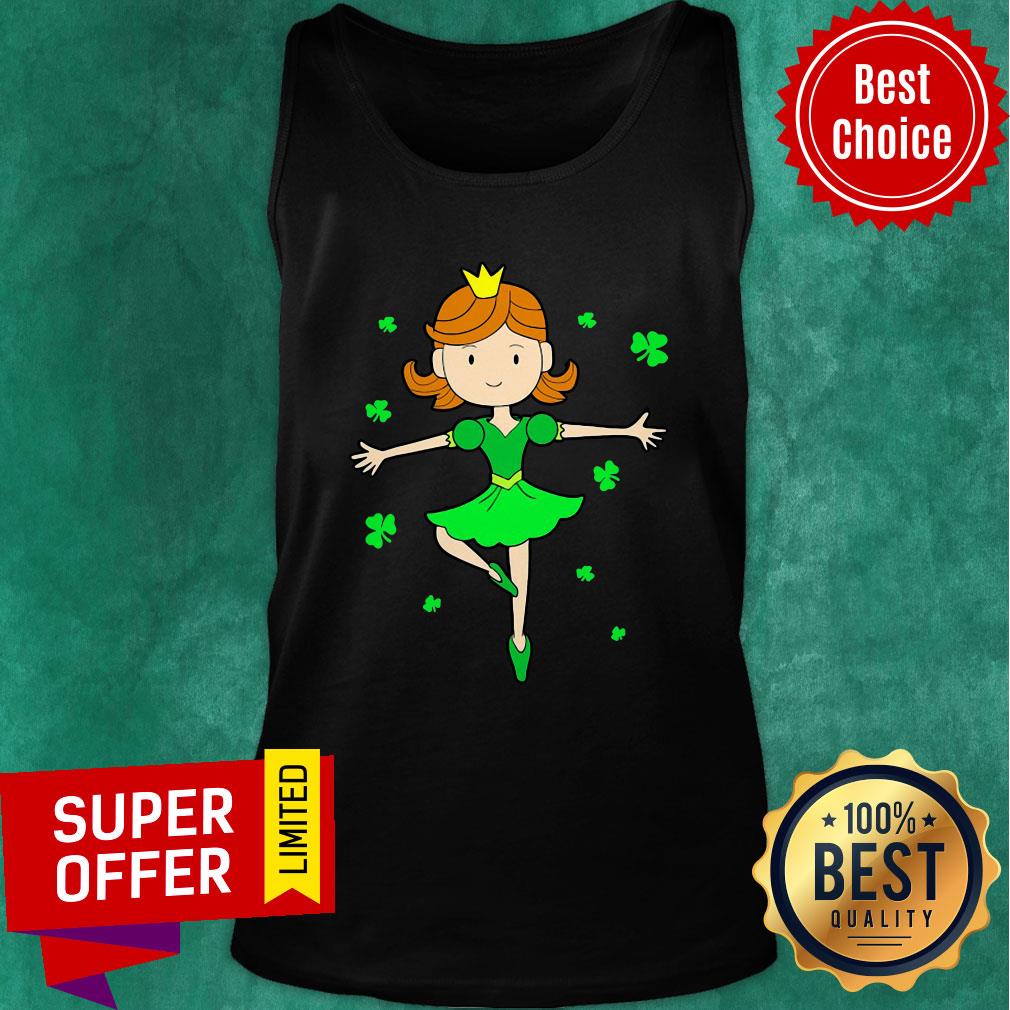 Top Dancing Princess Shirt St. Patricks Ballerina Shirt - Image 3