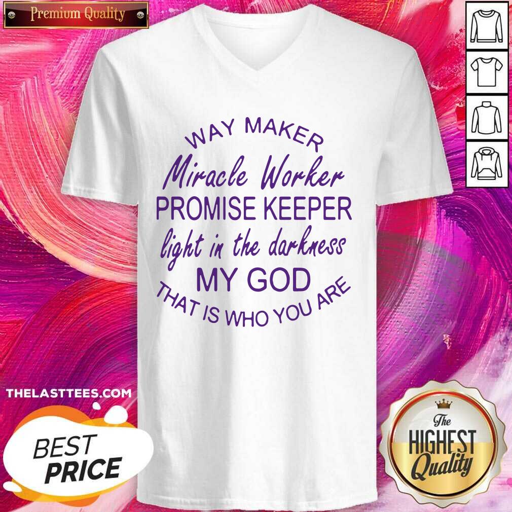 Good Way Maker Miracle Worker Promise Keeper Shirt - Image 2
