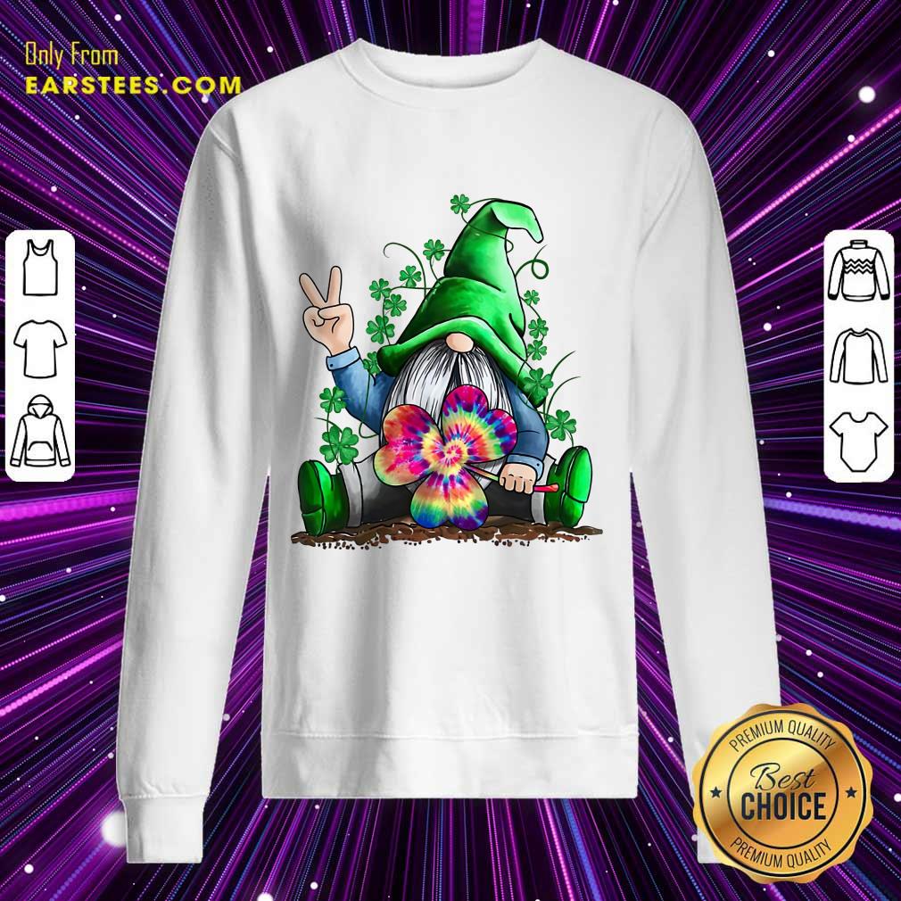 Happy St Patricks Day Hippie Gnome Shirt - Image 3