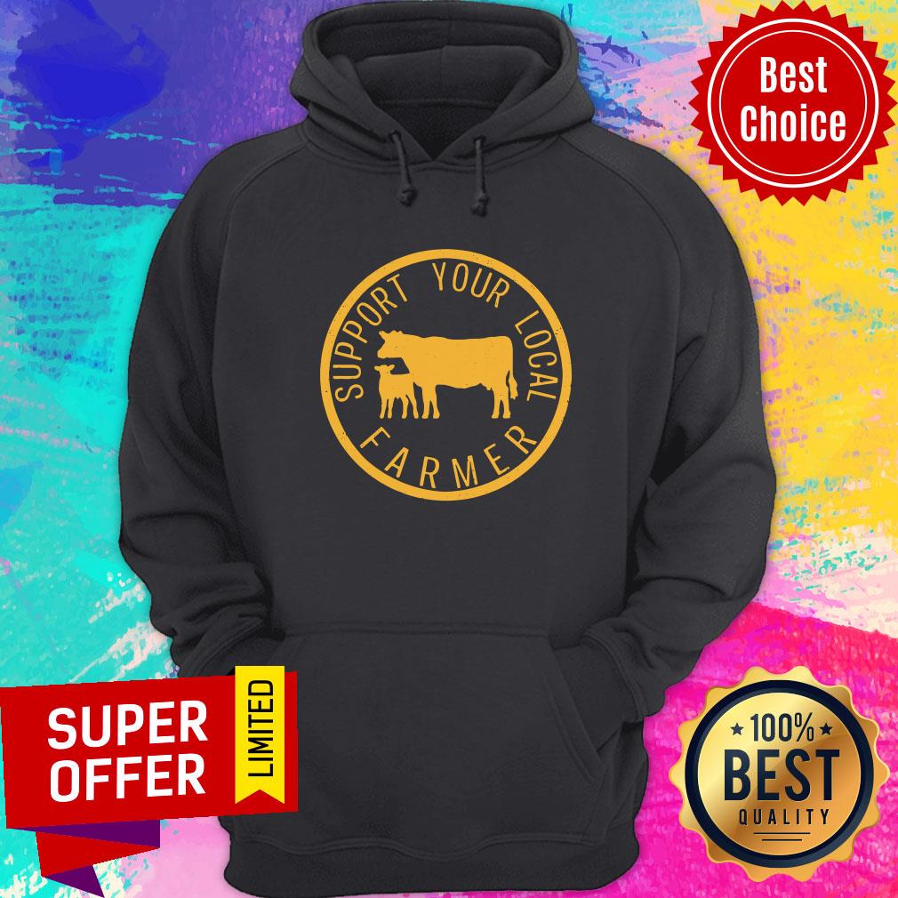 Nice Support Your Local Farmers Shirt - Image 2