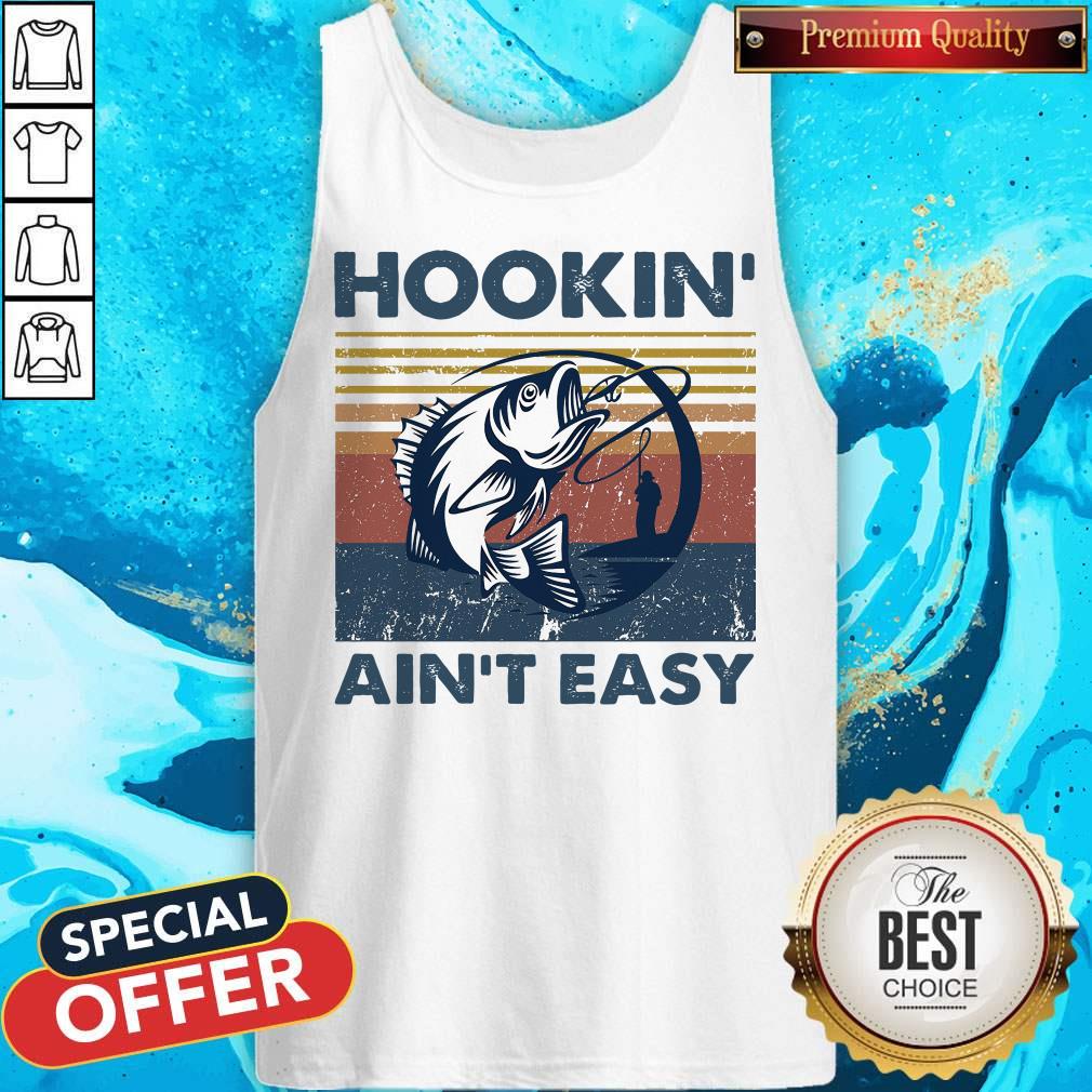 Official Hookin’ Ain’t Easy Vintage Shirt - Image 3