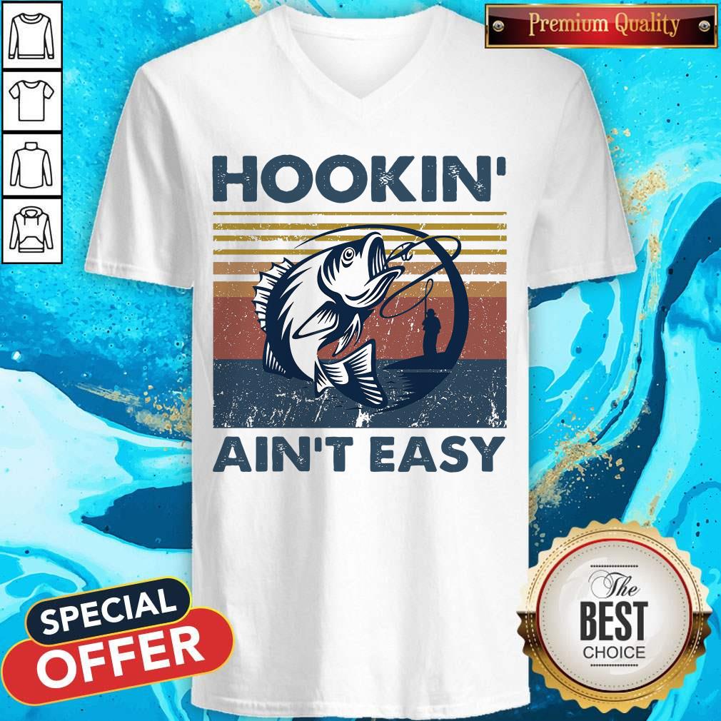 Official Hookin’ Ain’t Easy Vintage Shirt - Image 2