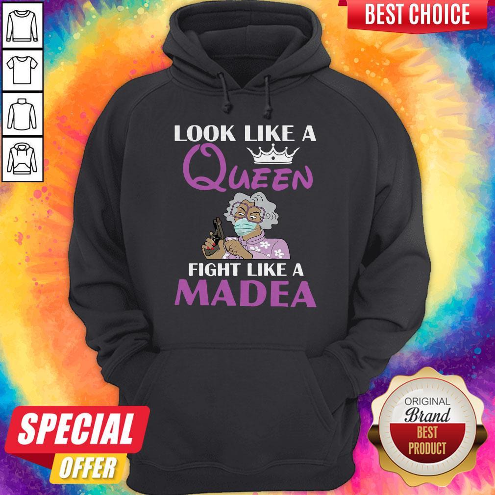 Official Look Like A Queen Flight Like A Madea Shirt - Image 2