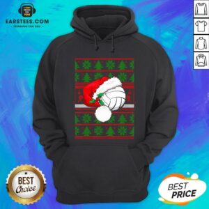 Alternative view of Official Santa Claus Hat Volleyball Christmas Tee Gift Shirt
