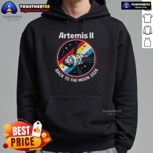 Alternative view of Hot Artemis II Back To The Moon 2026 T-Shirt