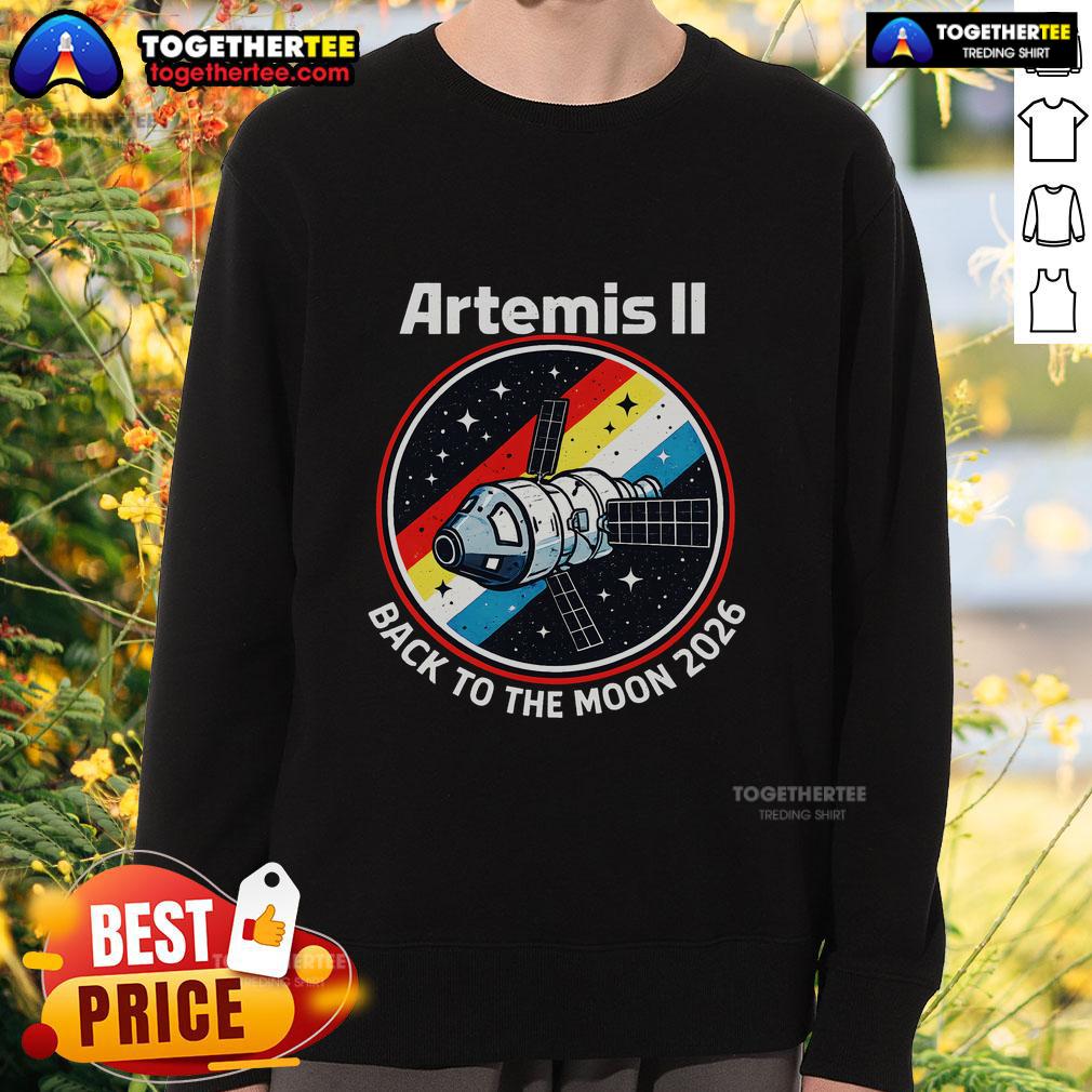 Hot Artemis II Back To The Moon 2026 T-Shirt - Image 5