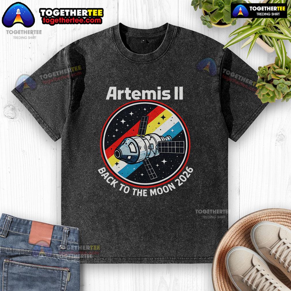 Hot Artemis II Back To The Moon 2026 T-Shirt - Image 6