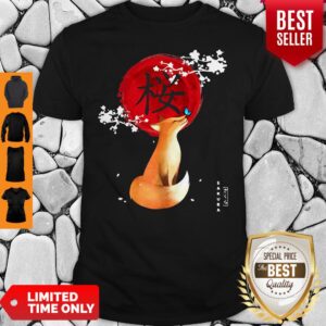 Official Sakura Cherry Blossom Fox Shirt