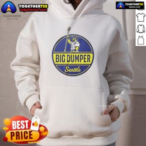 Alternative view of Official Cal Raleigh Tee Seattle Mariners Baseball Big Dumper With Trident T-Shirt
