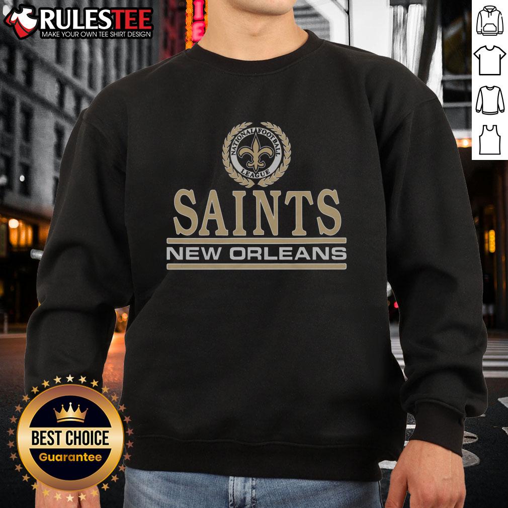 Awesome New Orleans Saints Crest T-Shirt - Image 5