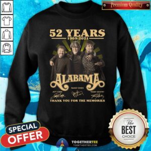 Alternative view of Grateful 52 Years Alabama Signature Shirt