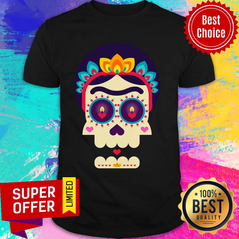 Skull Dia De Los Muertos Day Dead Happy Mexico Holiday Shirt