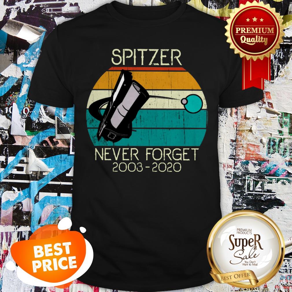 Spitzer Space Telescope Never Forget 2003-2020 Vintage Shirt