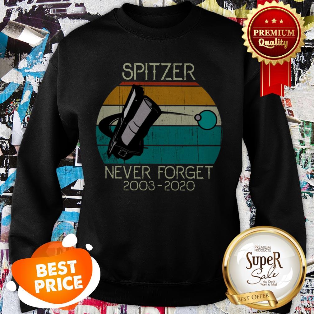 Spitzer Space Telescope Never Forget 2003-2020 Vintage Shirt - Image 4