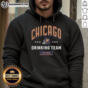 Alternative view of Hot Chicago Drinking Team Est 2026 Helmet T-Shirt