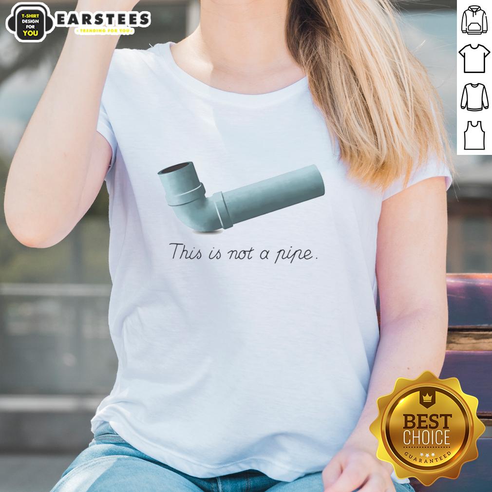 Nice This Is Not A Pipe Meme T-Shirt - Image 3