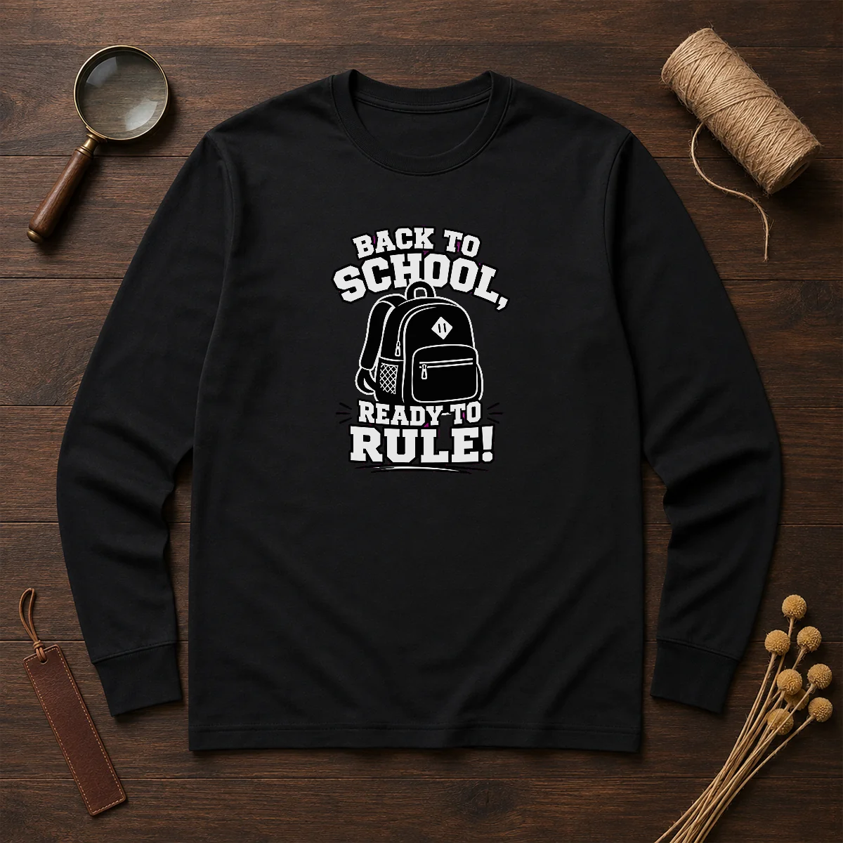 Top Back To School Ready To Rule Silhouette Shirt - Image 6