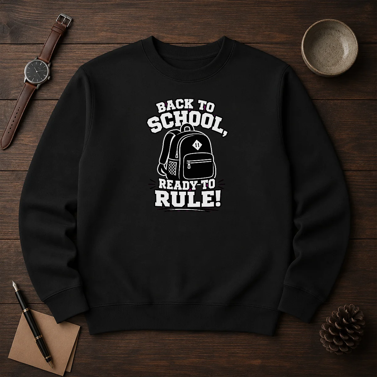 Top Back To School Ready To Rule Silhouette Shirt - Image 7