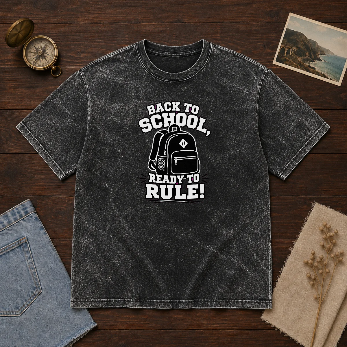 Top Back To School Ready To Rule Silhouette Shirt - Image 8