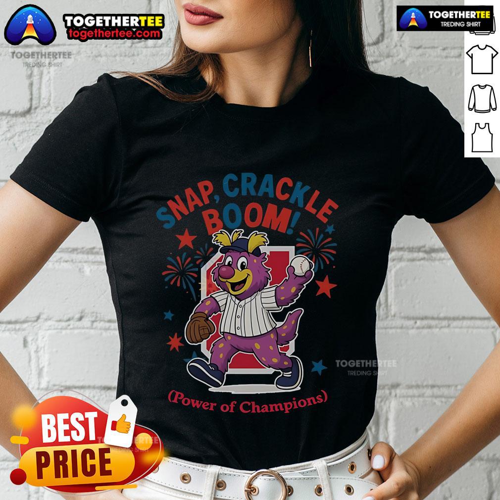 Original Cleveland Guardians Snap Crackle Boom Power Of Champions Indepencence Day T-Shirt - Image 3