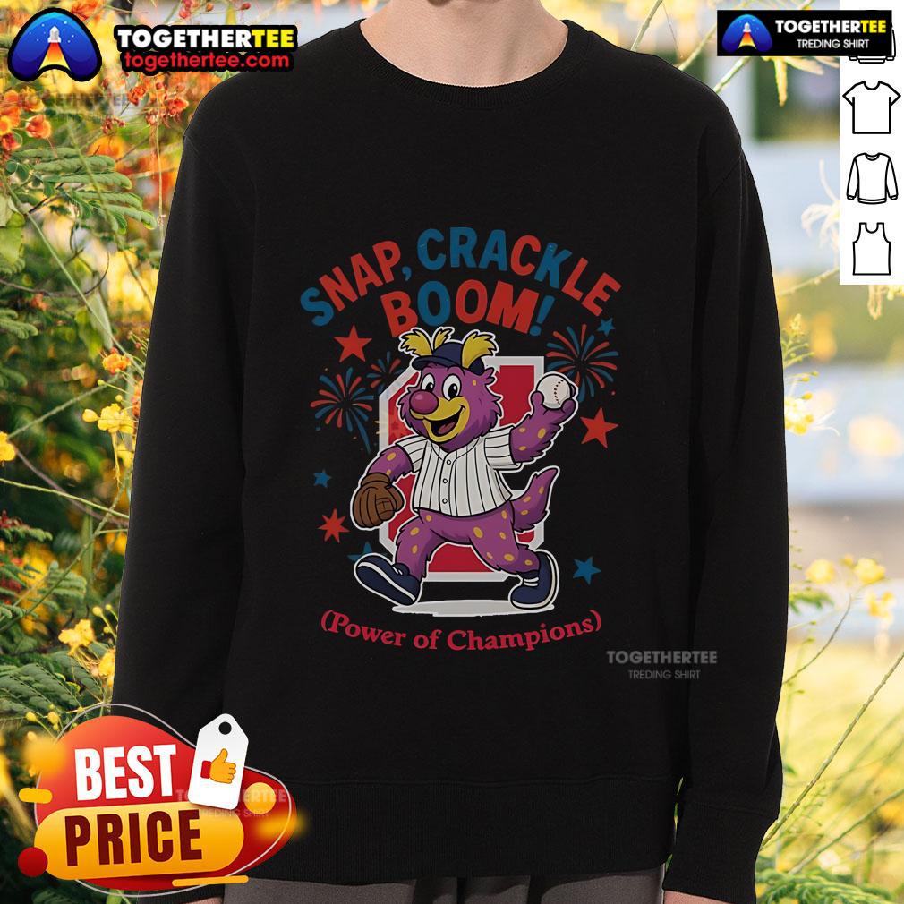 Original Cleveland Guardians Snap Crackle Boom Power Of Champions Indepencence Day T-Shirt - Image 5