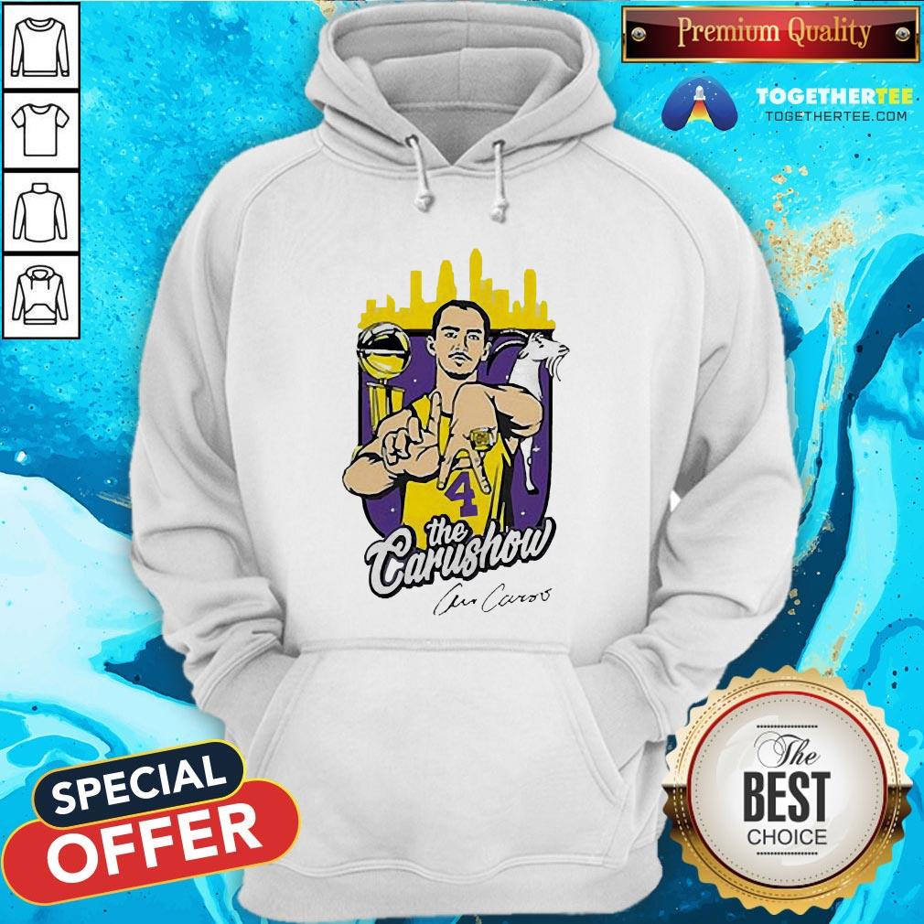 Perfect Alex Caruso Los Angeles Lakers The Carushow Shirt - Image 5