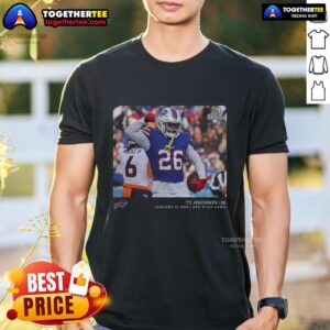 Official TY Johnson Buffalo Bills NFL Flash Features Wild Card T-Shirt