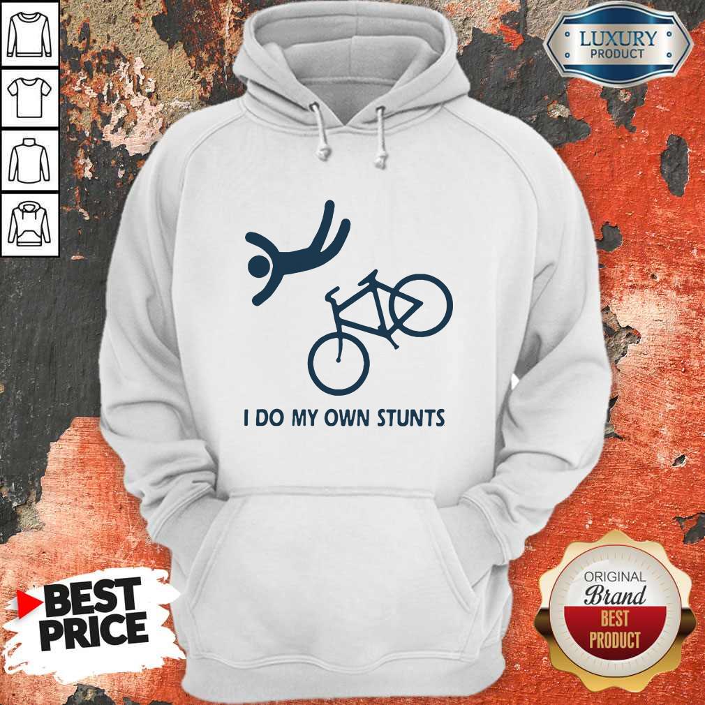 Funny I Do My Own Stunts Bike Shirt - Image 2