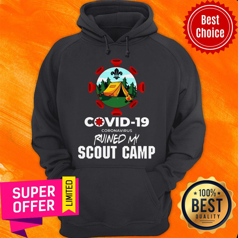 Nice Covid 19 Coronavirus Ruined My Scout Camp Shirt - Image 3