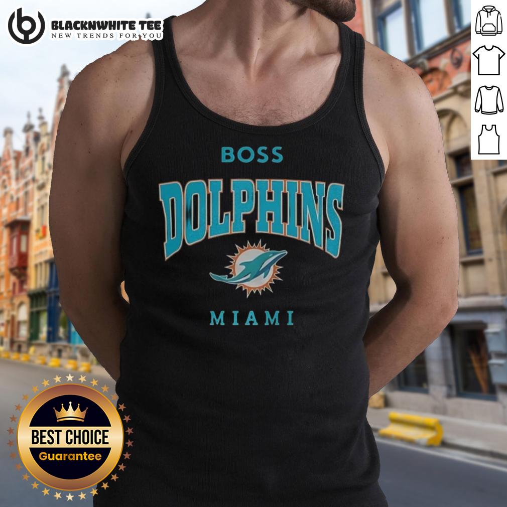 Good Miami Dolphins NFL Boss Logo T-Shirt - Image 4