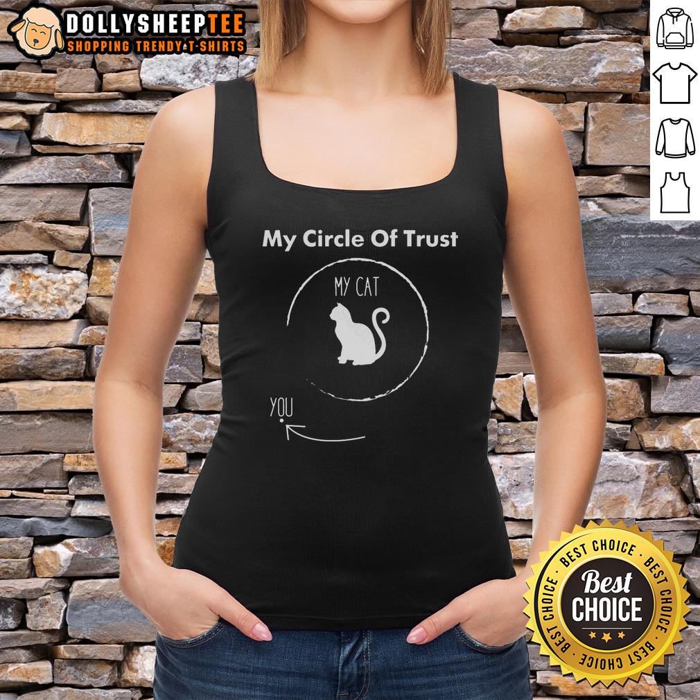 Top My Circle Of Trust My Cat T-Shirt - Image 4