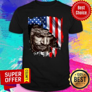 Awesome Jesus American Flag Shirt