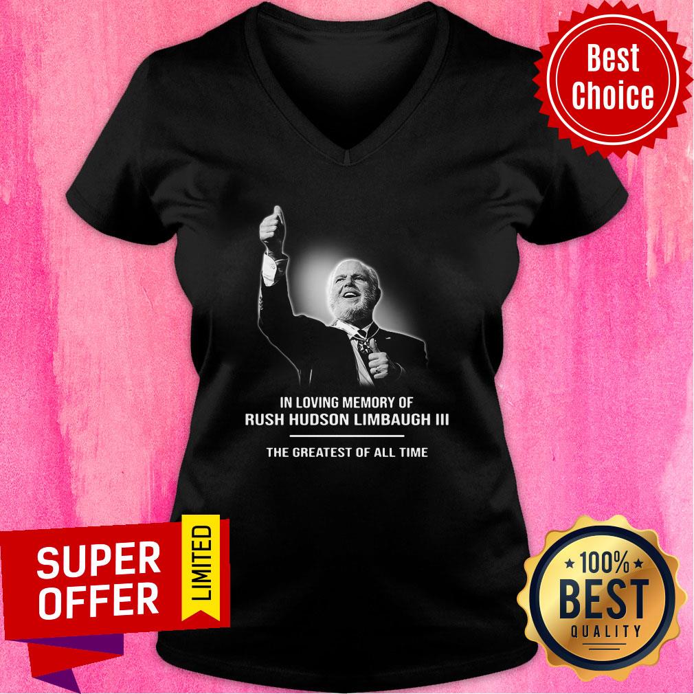 Loving Memory Of Rush Hudson Limbaugh III The Greatest Of All Time Shirt - Image 2