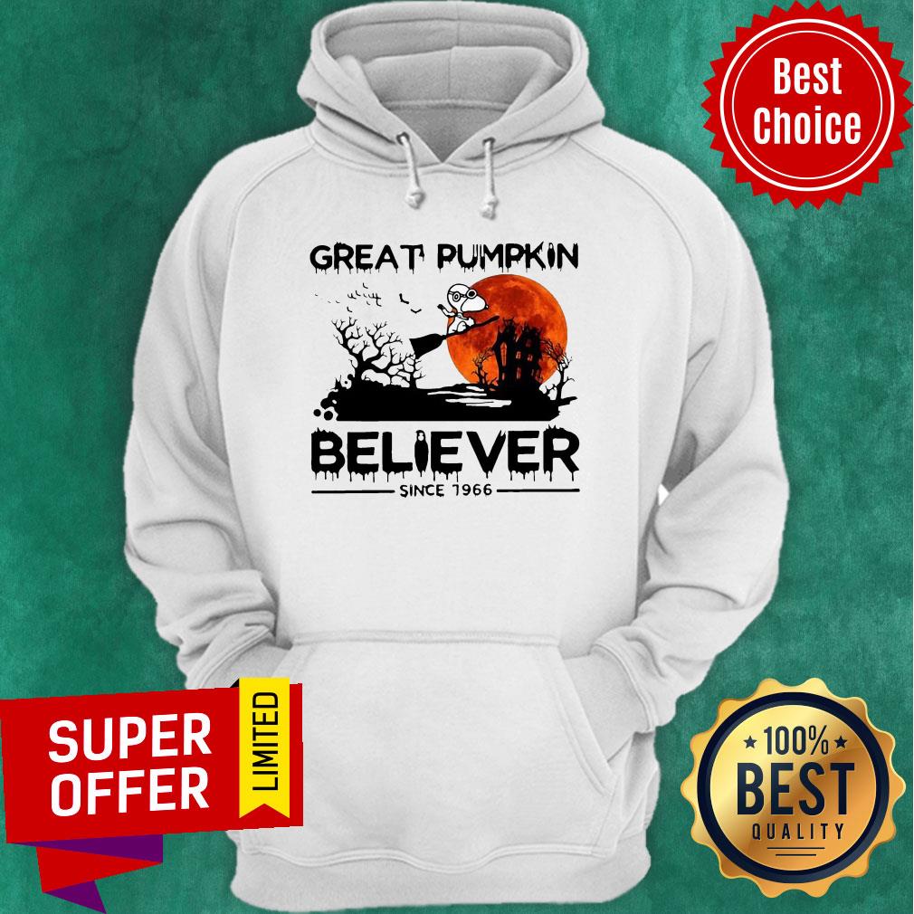 Nice Snoopy Great Pumpkin Believer Since 1966 Halloween Shirt - Image 3