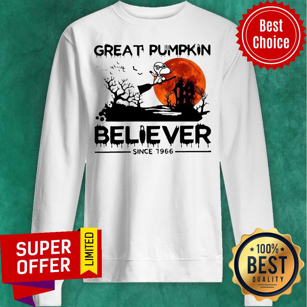 Nice Snoopy Great Pumpkin Believer Since 1966 Halloween Shirt - Image 2